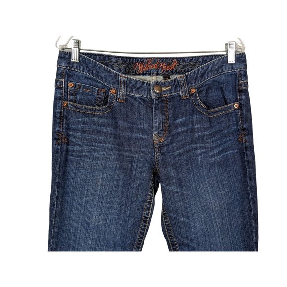 Wicked West Low rise womens‎ blue straight Jeans size 12 - Picture 3 of 8